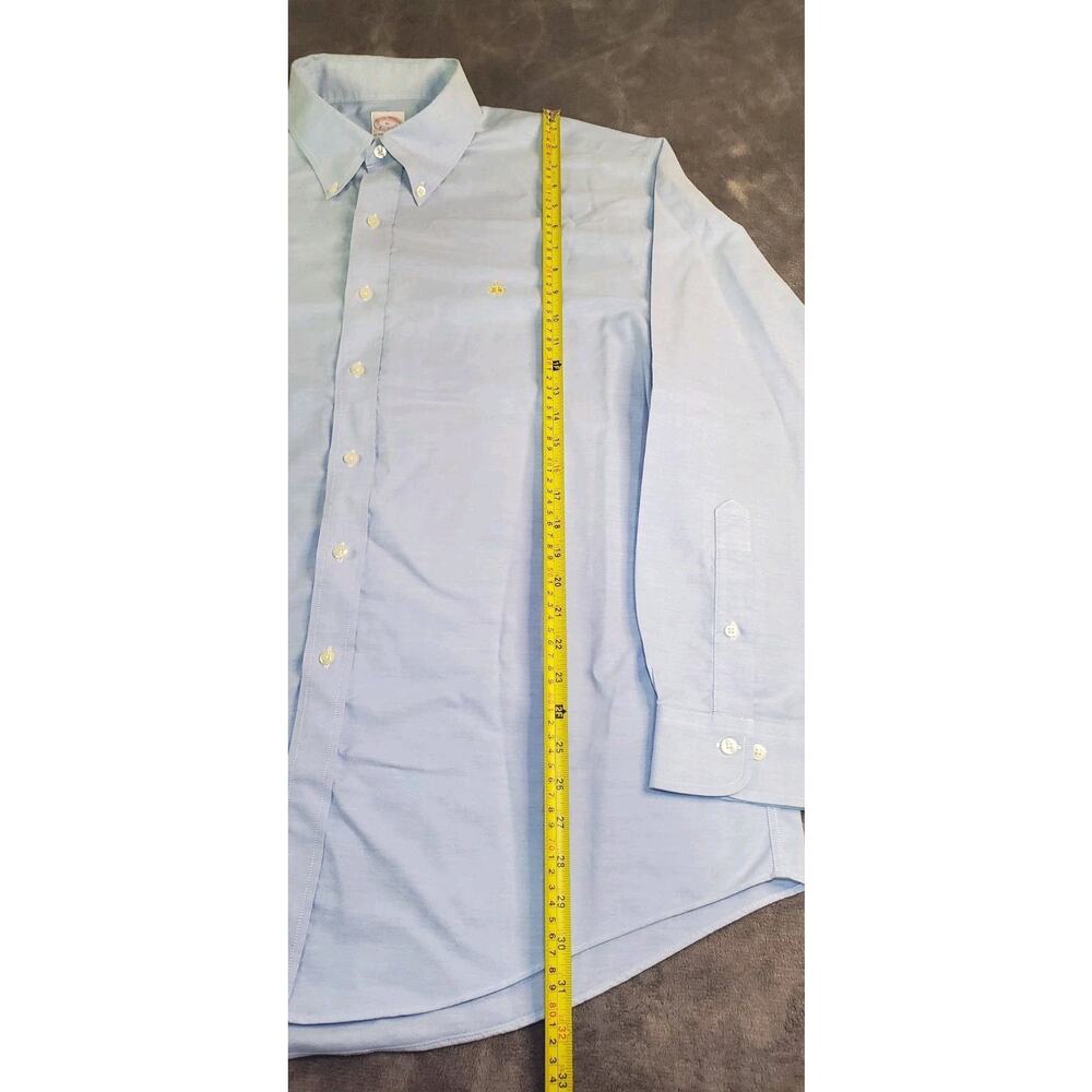 Brooks Brothers Est. 1818 Men's Sz XL Blue Dress Shirt Button American Cotton Z3 - Picture 2 of 8